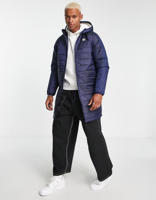 adidas Originals Steppjacke in Indigoblau ASOS