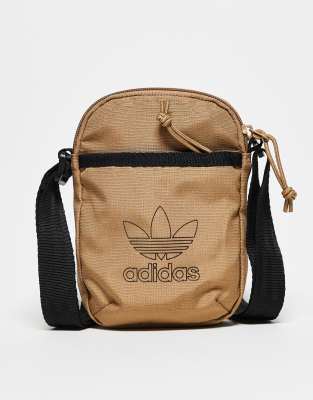 adidas Originals adidas Originals street cross body bag in cream-Neutral