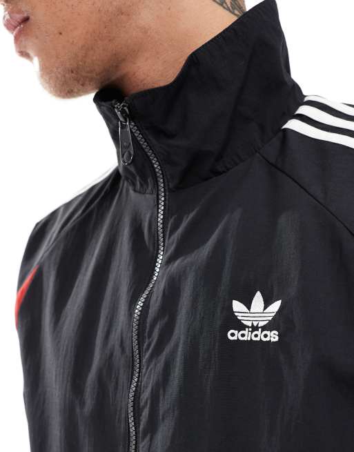 adidas Originals Street Giacca nera e rossa