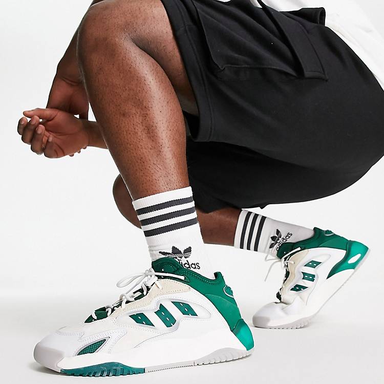 adidas Originals – Streetball 2 – Sneaker in Weiß und Grün | ASOS