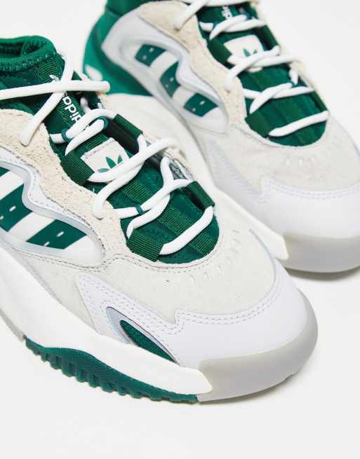 White & shop green streetball shoes