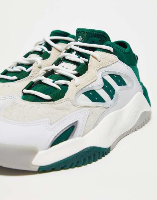 White & 2024 green streetball shoes