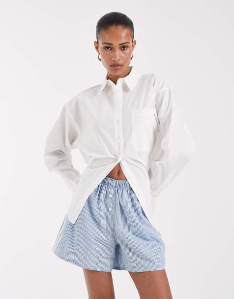 adidas Originals stribede boxershorts i blå - view 1