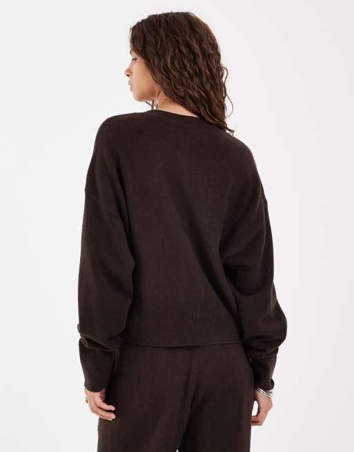 adidas Originals Strickjacke in Braun, 4 von 4