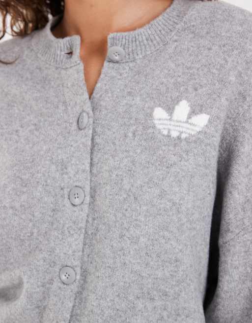 adidas Originals Strickjacke in Grau, 2 von 4