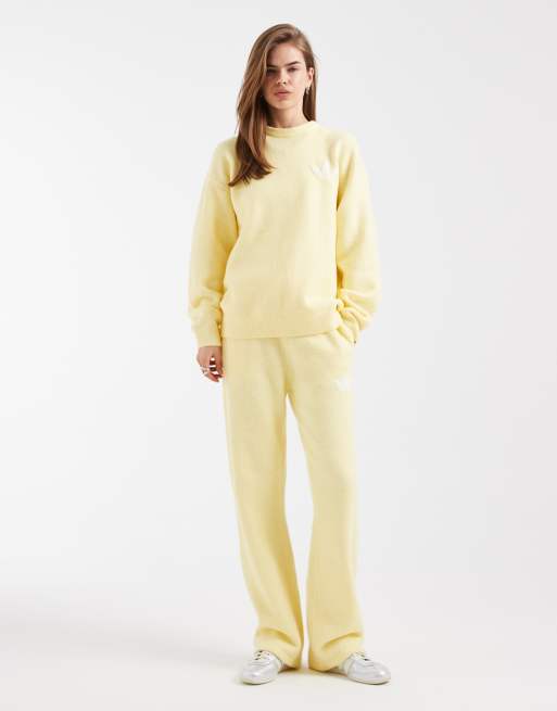 adidas Originals – Strickpullover in Buttergelb, 3 von 4