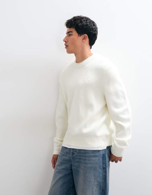 adidas Originals – Strickpullover in Creme, 4 von 5