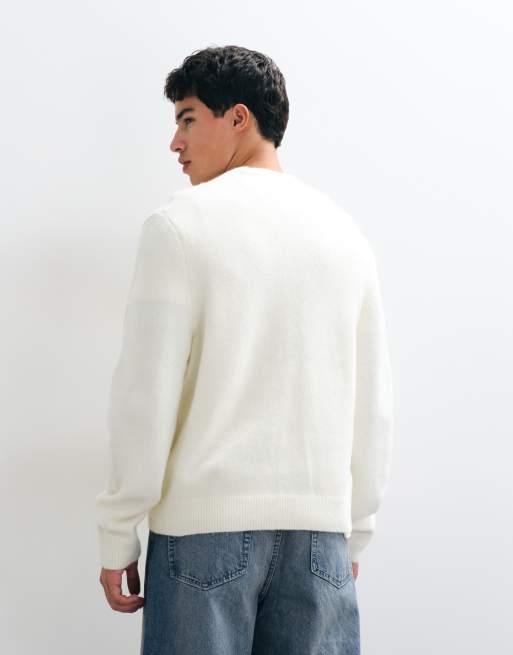 adidas Originals – Strickpullover in Creme, 5 von 5