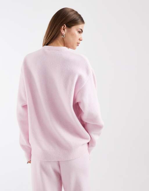 adidas Originals – Strickpullover in Hellrosa, 4 von 4