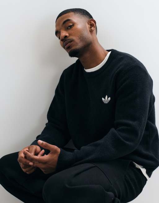 adidas Originals striktrøje i sort, 3 af 5