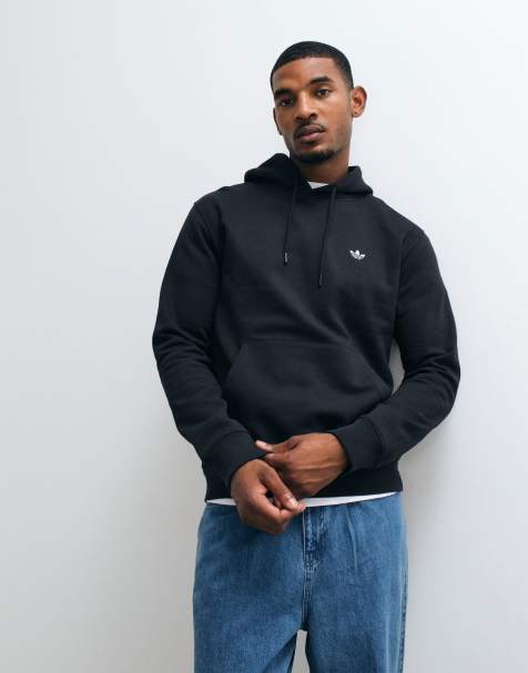 adidas Originals - sudadera con capucha esencial negra - view 1