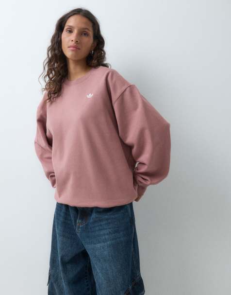 adidas Originals sudadera Essential de cuello redondo en marrón arcilla - view 1