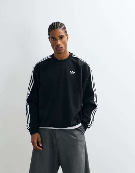 adidas Originals - Sudadera negra de tres bandas - view 1