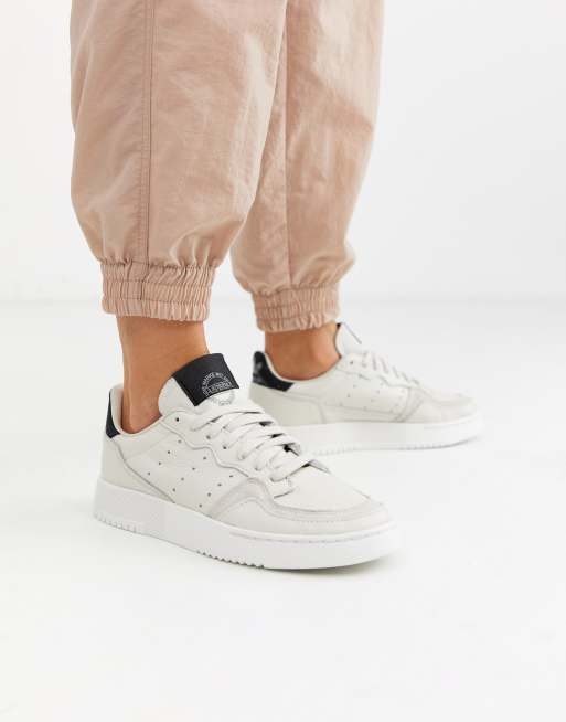 adidas suede supercourt in off | ASOS