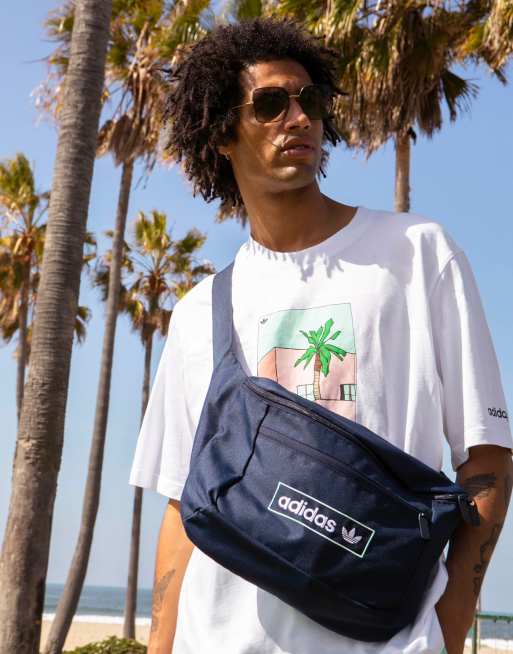 Adidas waist store bag navy