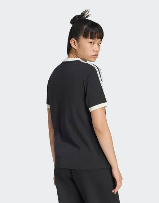 adidas Originals – Summer Glow Advanced – T-Shirt in Schwarz mit den drei Streifen, 2 von 4