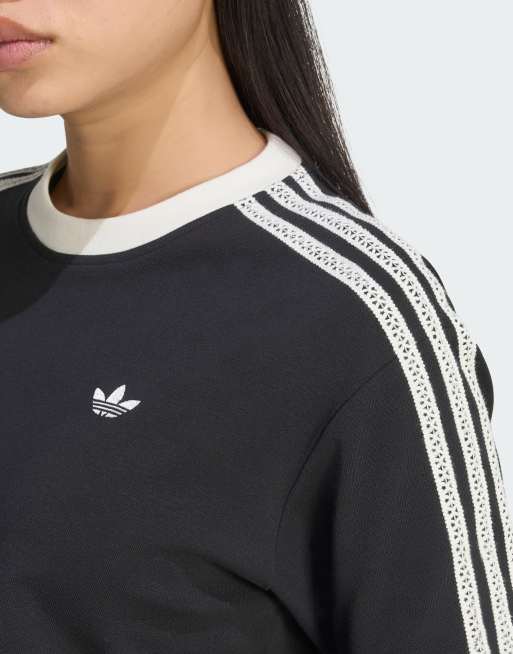 adidas Originals – Summer Glow Advanced – T-Shirt in Schwarz mit den drei Streifen, 3 von 4