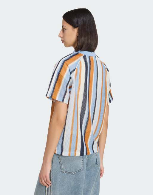adidas Originals – Summer Glow – Oversize-Trikot aus Strick in Blau, 2 von 4