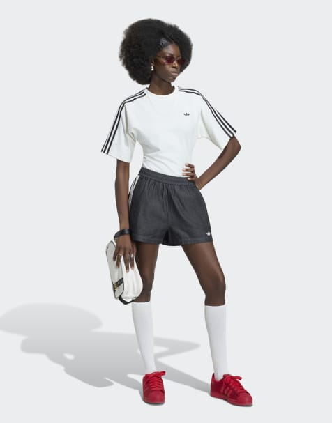adidas Originals - Summer Glow - Pantalones cortos vaqueros negro medio - view 1