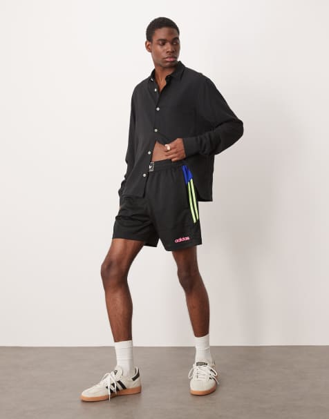 adidas Originals – Summer – Gula och svarta fotbollsshorts - view 1