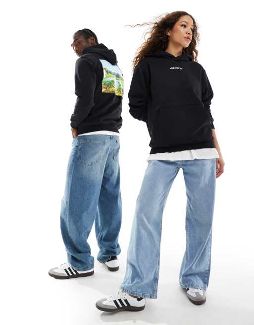 トップス BEEDEN PHOTO PRINT OVER HOODIE Black adidas Originals Flames Concert Hoodie | size?