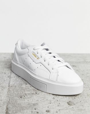 adidas sleek white sneaker