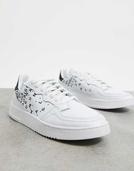 adidas Originals - Supercourt - Baskets - Blanc et noir principal