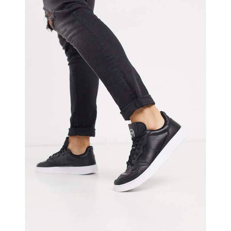 adidas Originals Supercourt sneakers in black ASOS