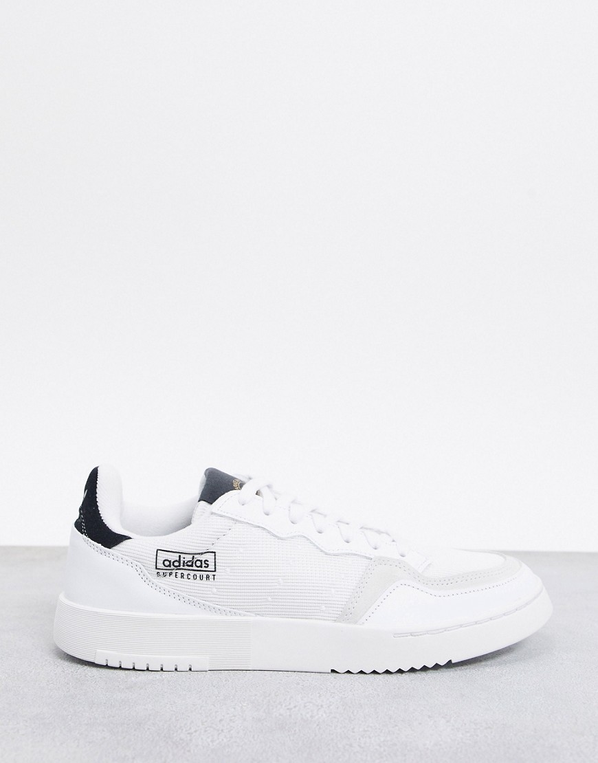 adidas Originals - Supercourt - Sneakers in nylon bianche-Bianco