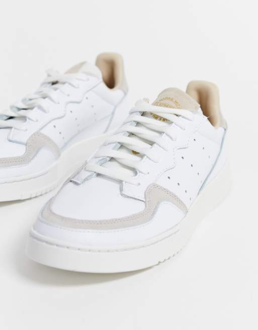 Adidas supercourt beige cheap homme