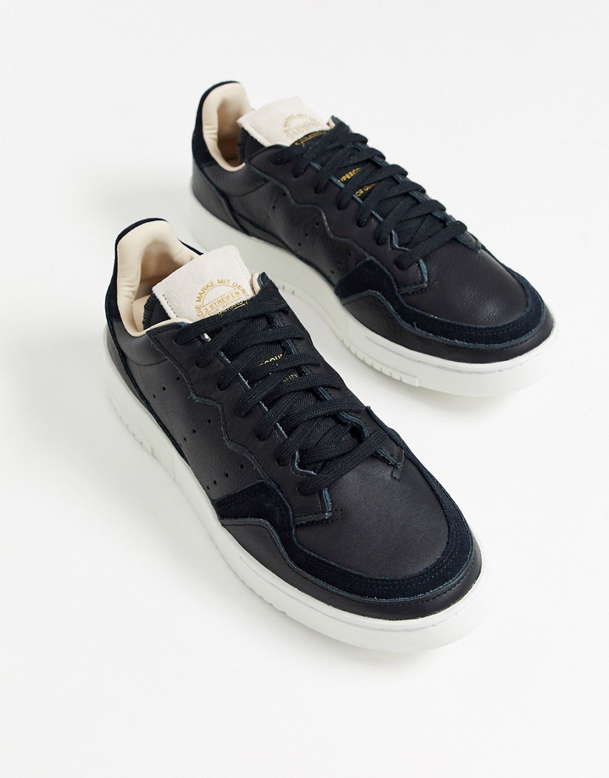 Adidas Originals - Supercourt - Sneakers in zwart