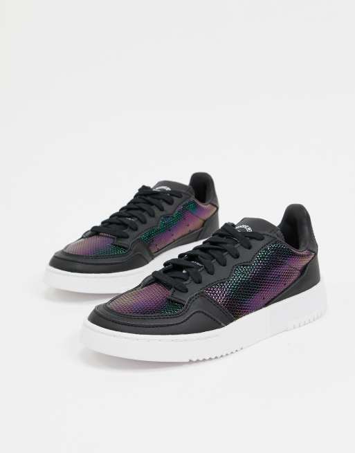 adidas Originals Supercourt trainers in black | ASOS
