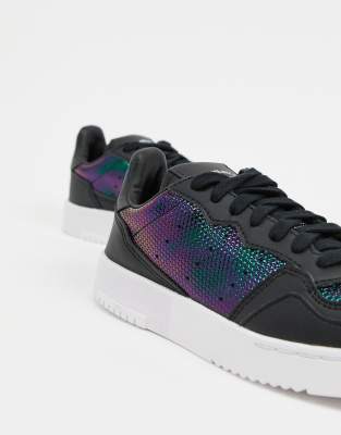 adidas originals supercourt trainers in black