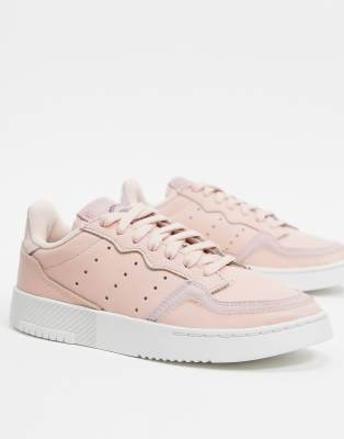 adidas originals supercourt trainers in pink