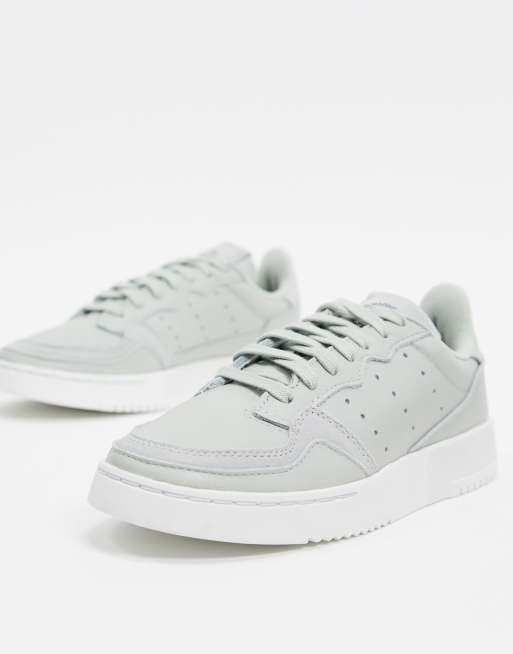 adidas originals supercourt trainers in sage green ASOS