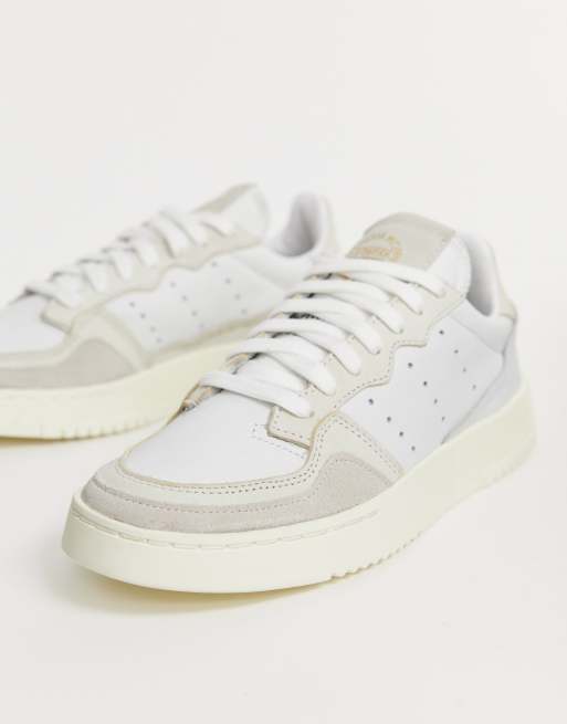 adidas Originals Supercourt trainers in white