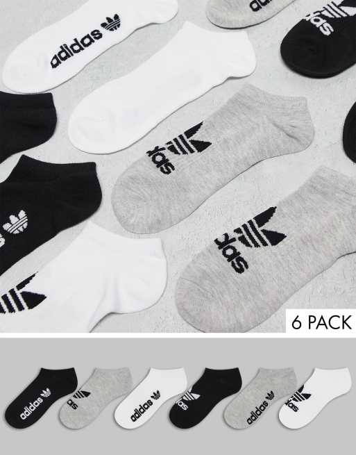 adidas Originals Superlite 6-pack no-show socks in multi