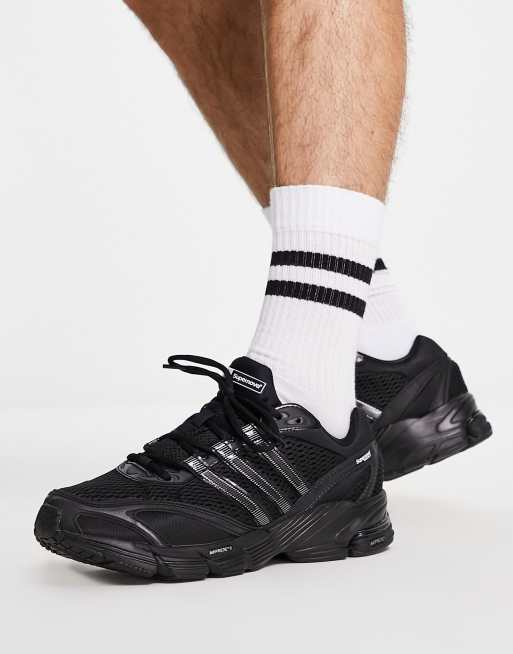 Observatorium Baan Tijdreeksen adidas Originals Supernova Cushion 7 sneakers in triple black | ASOS