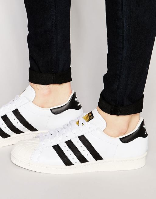 adidas Originals Superstar 80's białe buty sportowe g61070 | ASOS