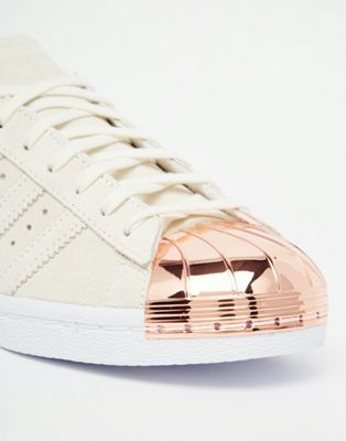 adidas Originals Superstar 80s Rose Gold Metal Toe Cap Sneakers | ASOS