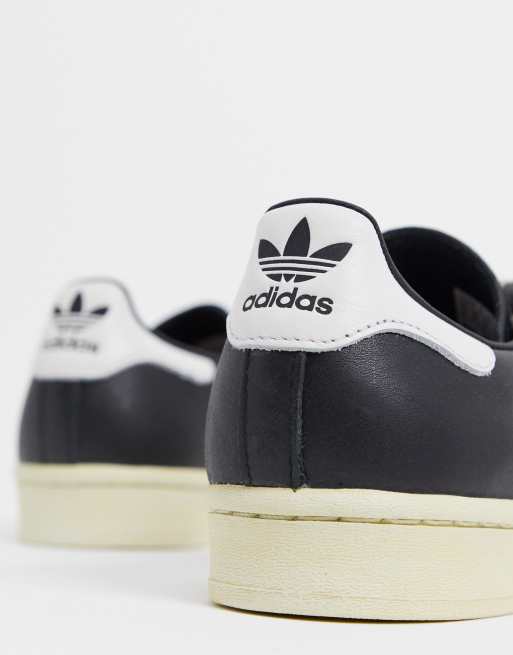 adidas superstar 80s black white