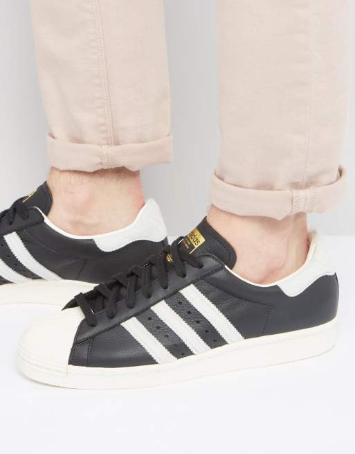 adidas Superstar 80s Sneakers In Black BB2232 | ASOS