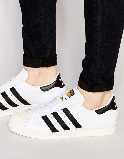 adidas Originals Superstar 80's sneakers in white g61070