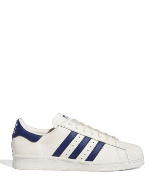 Superstar bleu shop marine en daim