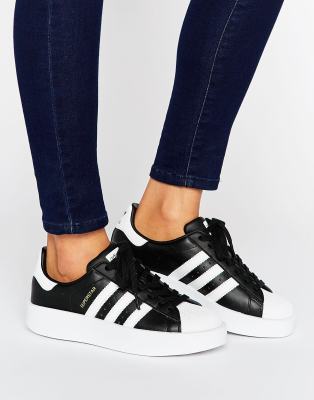 adidas superstar core black damen