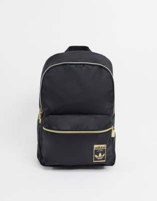 Black and cheap gold adidas bag