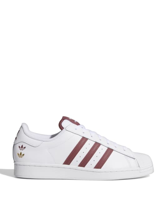 adidas Originals - Superstar - Baskets - Blanc et marron