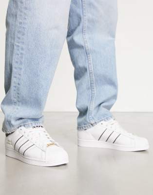 Adidas superstar hotsell blanc et rouge