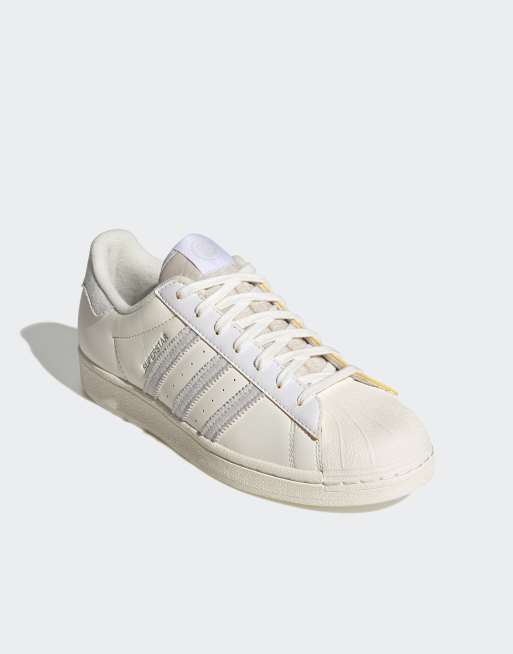 adidas superstar slip on homme blanche