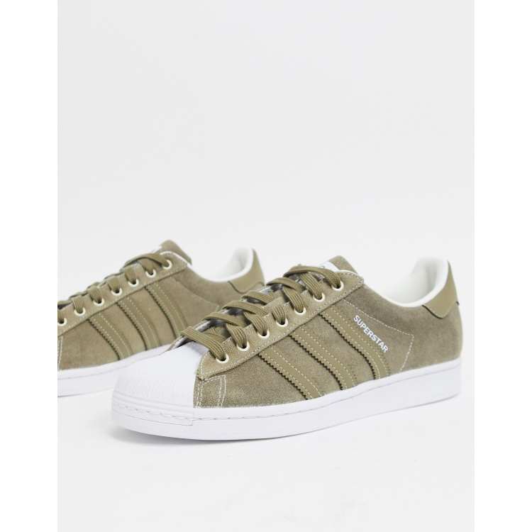 Adidas superstar 2025 blanche et kaki